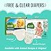 Seventh Generation Baby Diapers for Sensitive Skin, Animal Prints, Size 0 Newborn, 36 count
