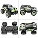 SZJJX Remote Control Cars Rock Off-Road Waterproof Vehicle Crawler Truck 2.4Ghz 2WD High Speed RC Cars 1:18 Radio Control Racing Buggy Electric Fast Race Hobby
