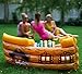 Kenley Inflatable Drinks Cooler - Floating Pirate Ship - Supplies & Decorations for Beach Pool Party, Summer Picnic, BBQ, Luau or Pirate Theme Kids Birthday - Ice Buffet Tray Drink Holder Serving Bar