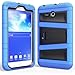 i-Blason Samsung Galaxy Tab 3 Lite 7.0 Case - Armorbox Dual Layer Hybrid Full-body Protective Cover with Kickstand and Impact Resistant Bumpers (Samsung Galaxy Tab 3 Lite 7.0, Black/Blue)