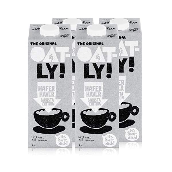 OATLY Haferdrink Barista Edition 1L - Reich an ungesättigten Fetten (4er Pack)