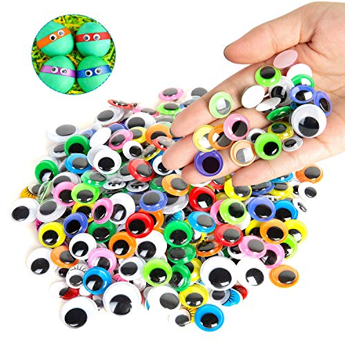 1680pcs Googly Wiggle Eyes Self Adhesive, for Craft Sticker Eyes Multi