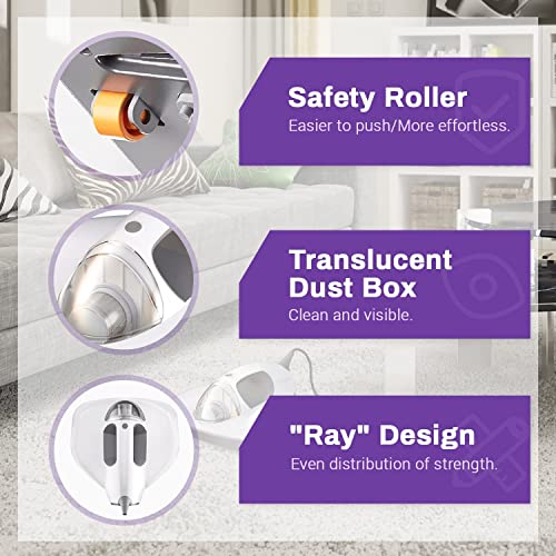 Bed Vacuum Cleaner with 12KPa Powerful Suction Upgraded Handheld Vacuum