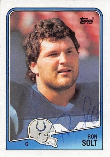 Autograph 125503 Indianapolis Colts 1988 Topps No. 125 Ron Solt Autographed Football Card