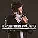 Hemp Wick Lighter 2 Pack Wrapper, Includes 8FT Hemp Wick by Hemplights USA (Black/White)