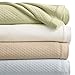 Martha Stewart Quilted Knit Cotton Blanket, Full/Queen, Green