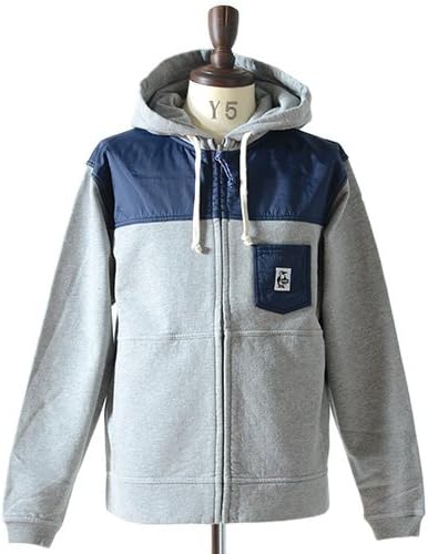 Amazon Chums チャムス ジップパーカー Hybrid Zip Parka Ch00 0652 ハイブリッド ジップアップ スウェット パーカー スウェット スエットパーカー メンズ 正規取扱品 Xl 1 H Grey Navy フィットネス トレーニング スウェット パーカー 通販
