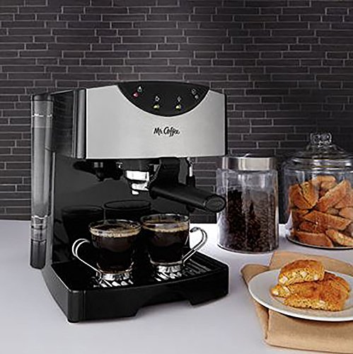 Mr. Coffee Cafe 15-Bar Pump Espresso & Cappuccino Maker (Certified Refurbished) - Thumbnail 4