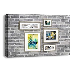 Canvas Wall Art Picture Collage Idea Painting Artwork for Home Prints Framed - 12x18 inches