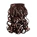 7Pcs 16 Clips 20-24 Inch Thick Double Weft Full Head Clip in Hair Extensions Curly Straight Wavy Hairpiece 8 colors (20