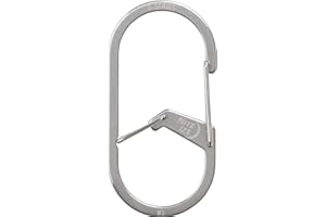 Nite Ize GS3-11-R6 G-Series Dual Chamber Carabiner, Size #3 1-Pack, Stainless Steel