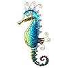 Bejeweled Display® Blue Seahorse w/Glass Wall Art Plaque & Home Decor 51O5mBIh1PL