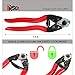 Heavy-Duty Wire Cutter (7,5-inch) for DIY Projects, Railing, Decking, Wire Seals & Bicycle Cable. Sharp & Precise One-Hand Operation 7,5