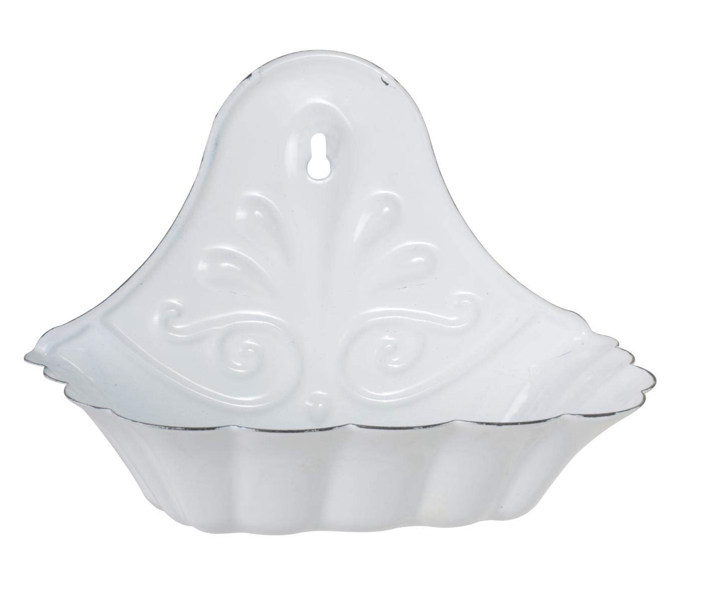 Ib Laursen White Enamel Wall Hanging Soap Dish