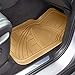 Amazon Basics 4 Piece Rubber Car Floor Mat, Beige