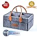 Baby Diaper Caddy, Nursery Diaper Tote Bag, Large Portable Car Travel Organizer, Boy Girl Diaper Storage Bin for Changing Table, Baby Shower Gift Basket, Newborn Registry Must Haves, 15