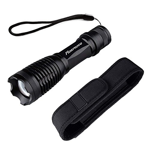 X700 Tactical Flashlight with Flashlight Holster 5 Modes Waterproof Zoomable Tac Light Flashlight