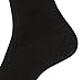 Air Wool Socks, 2 packs Merino Wool Organic Cotton Rich Mens Black Dress Socks ( Black M )