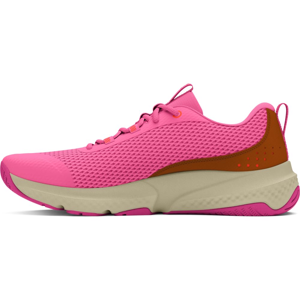 Under Armour Women’s Dynamic Select, (601) Fluo Pink/Copper Penny/Phoenix Fire, 7, US