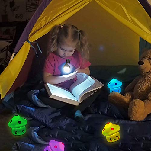 TornadoZ LED Light Up Color Changing Mushroom Toy Trendy Design Multi