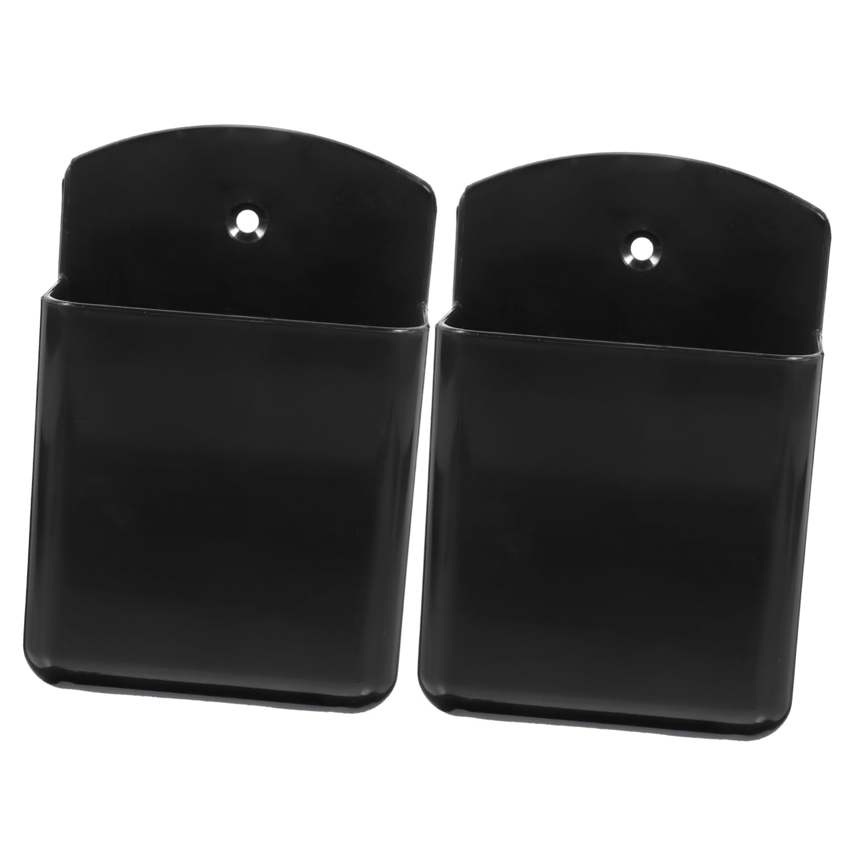 TINEASUR 2pcs Wall Mount Remote Control Holder Organizer Lightweight Remote Storage Box for Living Room and Bedroom Versatile Wall Storage for Remotes and Small Items