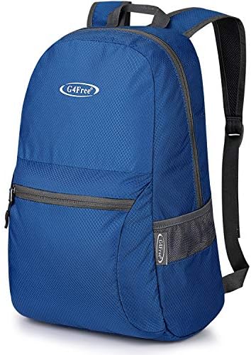 Amazon.com: Travel Lite FOLDABLE LIGHTWEIGHT DURABLE WATER RESISTANT TRAVEL  BACKPACK | PACKABLE BACKPACK | DAYPACK (Navy Blue) : Sports & Outdoors