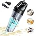 Deik Car Vacuum, Car Vacuum Cleaner with DC 12V, 4.5 Kpa Handheld Auto Vacuum Cleaner, Lightweight Car Cleaner with UL Cigarette Lighter Plug, LED Light, Stainless Steel Hepa Filter, One Carry Bag