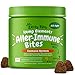 Allergy Immune Supplement with Hemp for Dogs - For Skin & Sinus + Seasonal Pollen Dog Allergies - With Cod Liver Fish Oil, Curcumin, BioPerine, Vitamin C & Quercetin - Omega 3 & 6 Support - 90 Chews primary