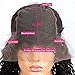 ORIGINAL QUEEN 150% Density Lace Front Wigs Human Hair Kinky Curly Wigs with Pre Plucked 4X4 Lace Closure Wigs Deep Curly Closure Wigs Human Hair Wigs For Black Women Natural Color 16Inch