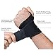 EveShine Reversible Sports Wrist Brace, Fitted Right/Left Thumb Stabilizer, Adjustable Wrist Support Wrap for Volleyball Badminton Tennis Basketball Weightlifting - for Women and Men