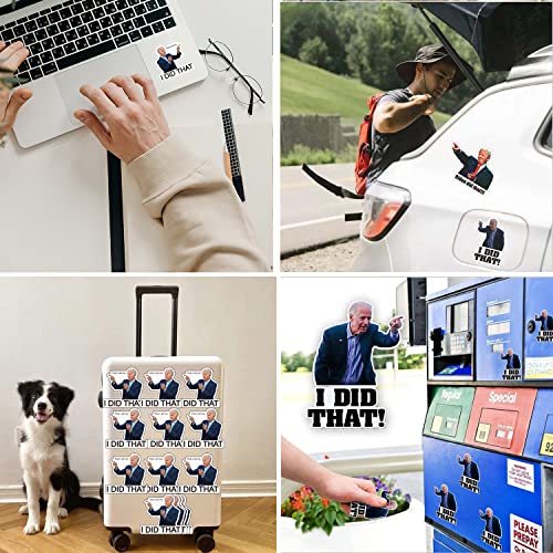 I Did That Stickers, 50 Pcs I Did That Funny Stickers, Mixed 5 Different Patterns, PVC Waterproof, Bumper Sticker for Gas Pump Laptop Helmet Car Truck Window Decorations