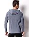 PODOM Men's Long Sleeve Pullover Hoodies T Shirt Casual Sweatshirt V Neck Tops Jersey Sweater