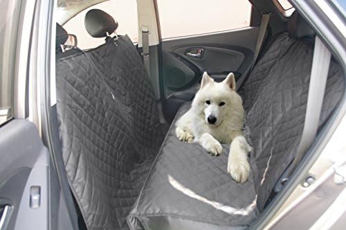 iCOVER Dog Car Cover-Pet Seat Cover for Cars, Trucks and SUVs, Quilted, Waterproof,Washable, Nonslip Backing, Hammock Style (with Extra Length).