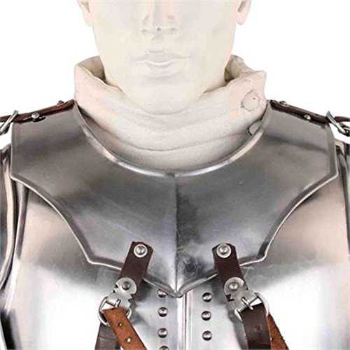 Medieval Renaissance 18g Steel Avenger Gorget Neck Plate