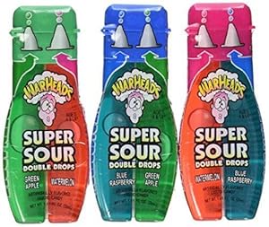 Image of Warheads Super Sour Double Drops- Variety Pack- Pack Of 3