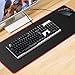 Combaterwing G2 Extended Large Gaming Mouse Pad, Anti-Slip Rubber Base, Durable Stitched Edges, Premium Textured Mat Perfect for Gaming Sensors, Computer Laptop Keyboard Desktop, 30x12x1.5 inches