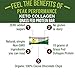 Keto Bars – Grass Fed Collagen Keto Protein Bars with Organic Almond Butter by Peak Performance (12 Pack). Delicious, Gluten Free, No Added Sugar, Perfect Snack for Paleo + Keto Chocolate Brownie Barthumb 3