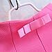 Mosunx(TM) Cute Girls Polka Dot T-shirt Tops+Bowknot Pants Shorts Outfits Clothes 2Pcs/Set (3-4 Years, Hot Pink)