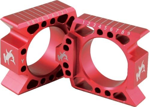 Hammerhead Designs Axle Blocks - Red CRFAB RED -REP ABH2