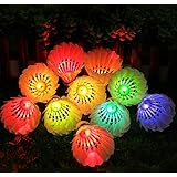Inngree LED Badminton, [10 Pack] Colourful Shuttlecock Dark Night Goose Feather Glow Birdies Lighting Outdoor Indoor Sport Activities(10PCS)