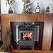 Sonyabecca Stove Fan 8 Blade Twin Motor Heat Powered Wood Stove Fans 138mm Height Fireplace Fan 31% Fuel Cost Silent for Insert Fireplace Fans
