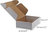 RLAVBL 20 Pack 12x9x4in White Corrugated Shipping Boxes 30.5x22.9x10.2cm view 2