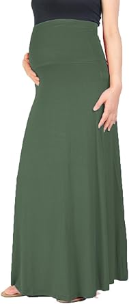 High waisted maternity skirt