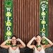 Dazonge Dazonge St. Patrick's Day Decorations | Lucky St. Patty's Day Welcome Signs for Porch/Front Door/Home Decor | St. Patrick's Day Party Accessory