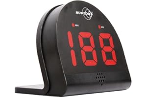 Second Chance Supido - Multisports Speed Radar Speedometer (Negro)