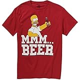 Simpsons Homer Mmm Beer Men's Graphic Tee
