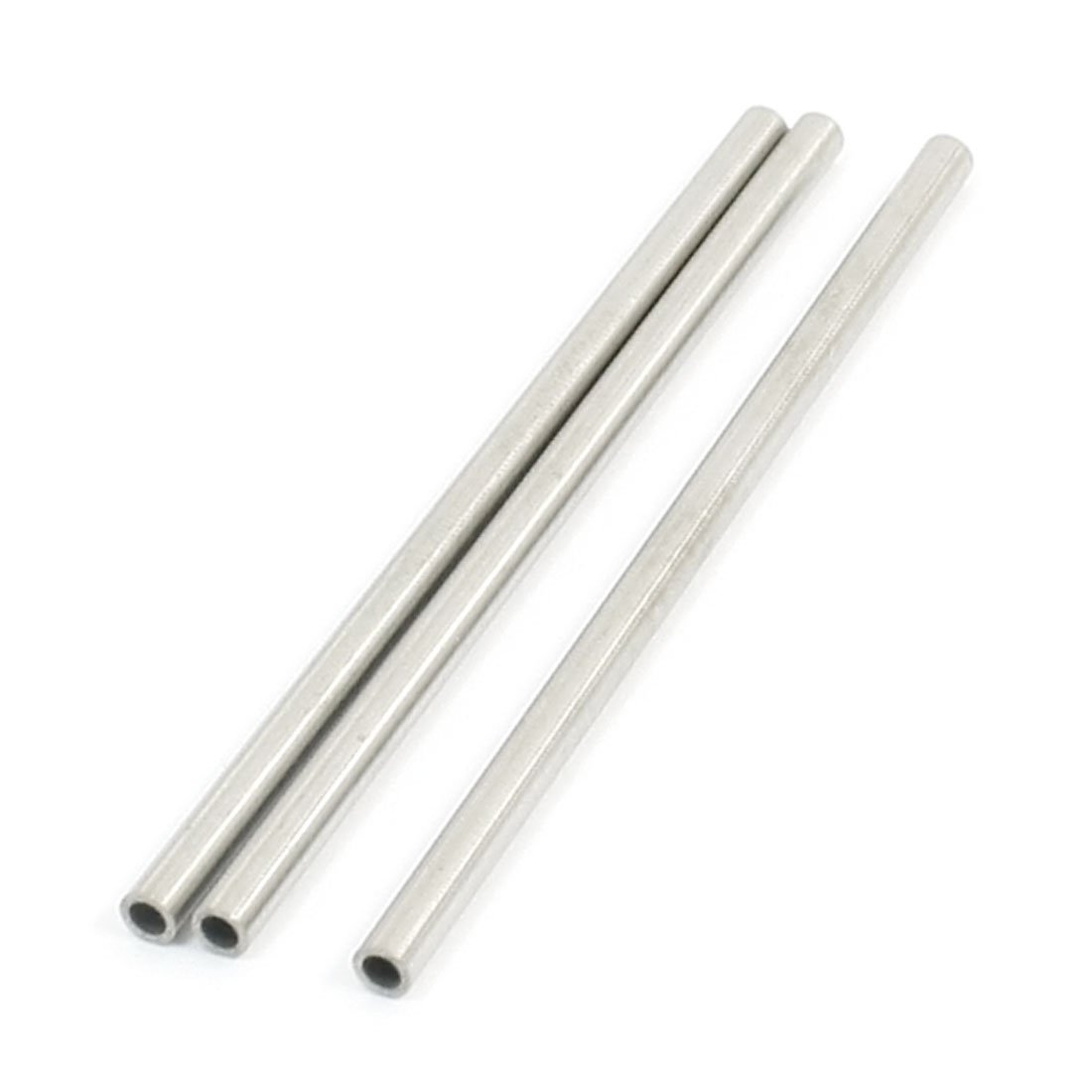 Sourcingmap 3Pcs Transmission Stainless Steel Welded Round Tubing Rods 70 x 3mm