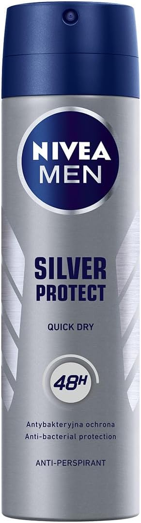 NIVEA MEN Silver Protect Deodorant Spray 150 ml Men Antiperspirant