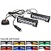 Ediors 2 X 6 LED Emergency Strobe Light Bar - 6.5