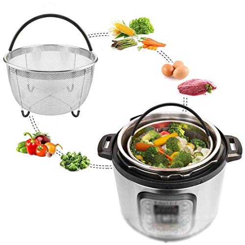 image for JOYORUN Accessories for Pressure Cooker with Steamer Basket, Egg Steam